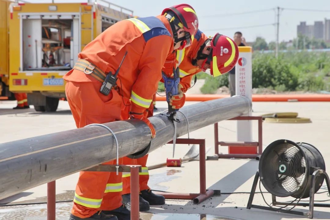 德州中燃公司成功承辦2023年德州市中心城區燃氣事故應急搶險演練